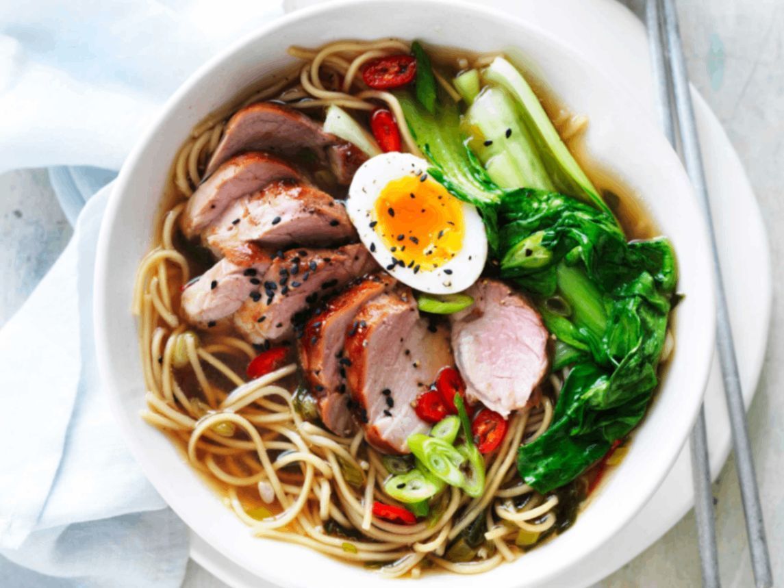 Pork Noodle Soup in Kochi