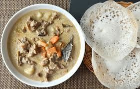 Mutton Stew With Appam in Calicut