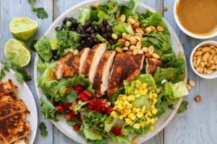 Peanut Dressed Chicken Salad