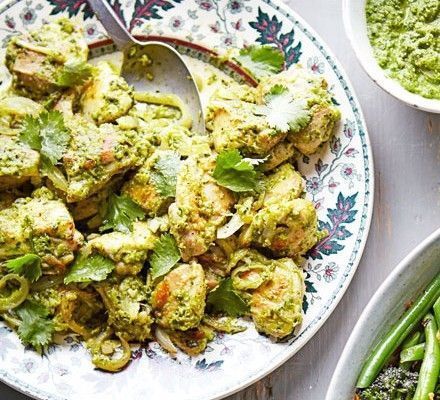 Coriander Chicken curry in Hyderabad