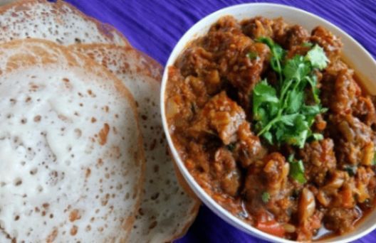 Appam & Beef Curry