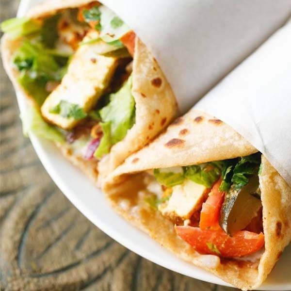 Jamaican Crunchy Paneer Shawarma in Thiruvananthapuram