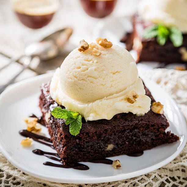 Vanilla Icecream With Brownie in Thane