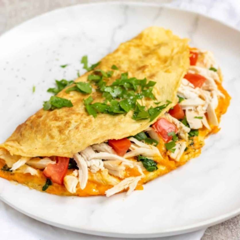 Chicken Mighty Meat Omelette