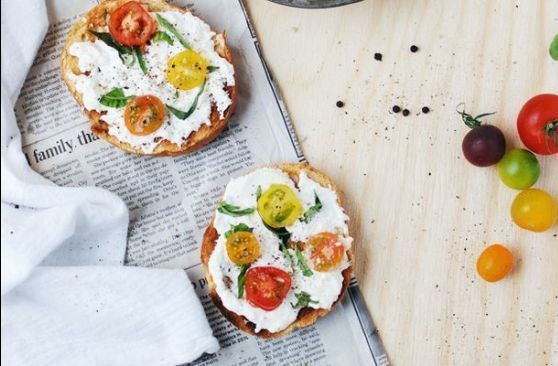 BURRATA CAPRESE BAGEL in Ahmedabad