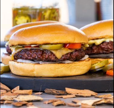 Smoked Barbeque Ham Burger