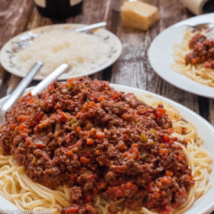 Potato Beef Bolognese
