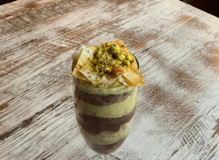 Pistachio Kadayif Parfait in Bengaluru